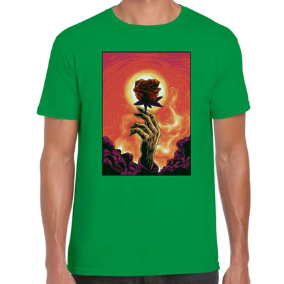 Holding Rose T-Shirt - Tshirtpark.com