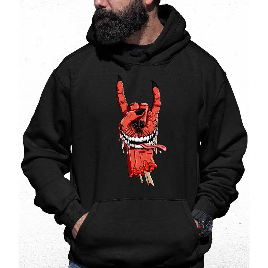 Horned Hand Colour Hoodie - Tshirtpark.com