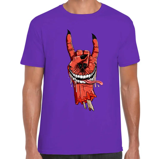 Horned Hand T-Shirt - Tshirtpark.com