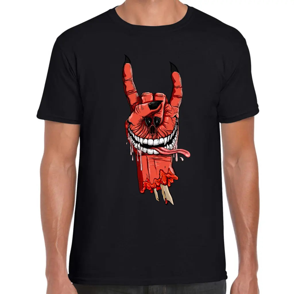 Horned Hand T-Shirt - Tshirtpark.com