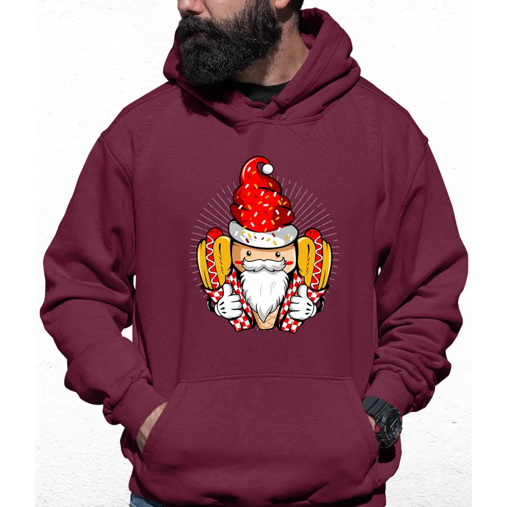 Hot Dog Santa Colour Hoodie - Tshirtpark.com