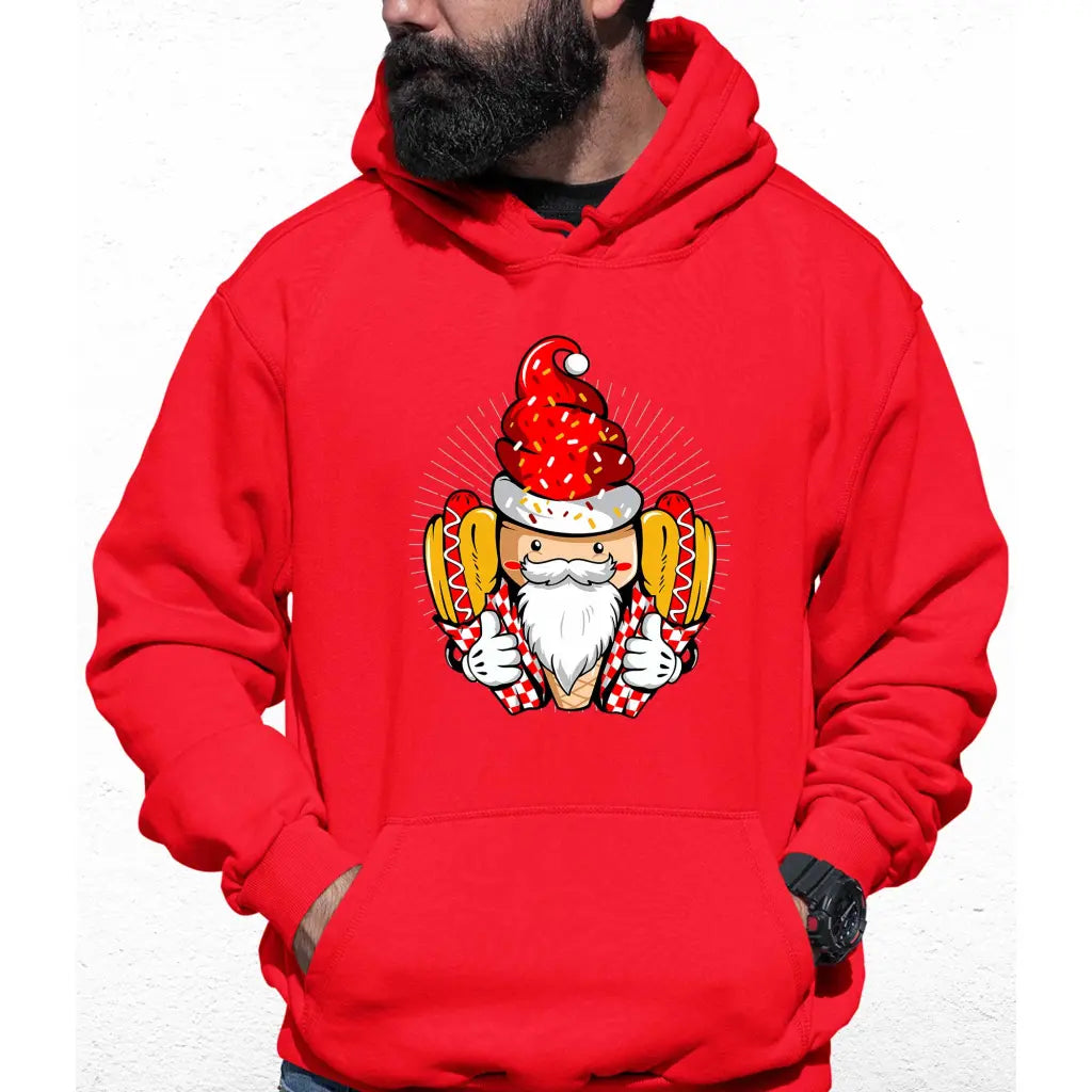 Hot Dog Santa Colour Hoodie - Tshirtpark.com