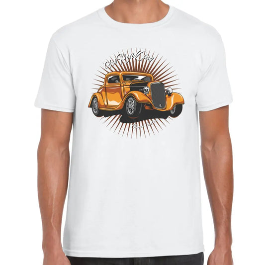 HotRod King Orange T-Shirt - Tshirtpark.com