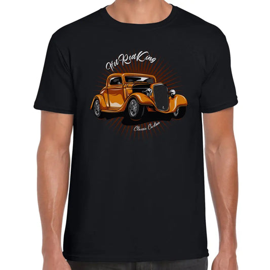 HotRod King Orange T-Shirt - Tshirtpark.com