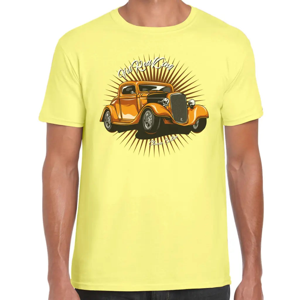 HotRod King Orange T-Shirt - Tshirtpark.com