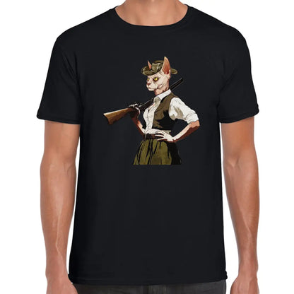 Hunter Cat T-Shirt - Tshirtpark.com