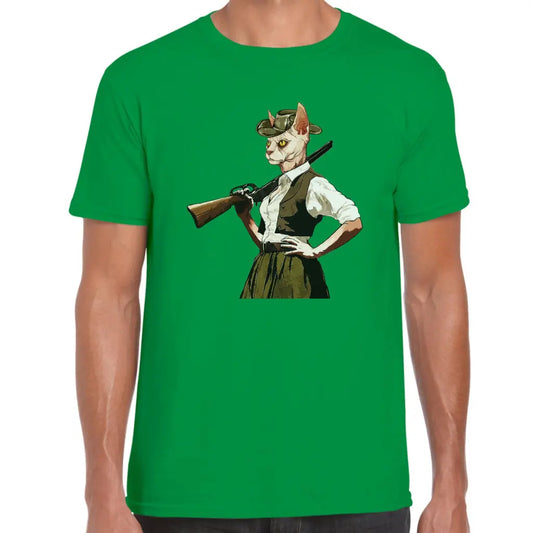 Hunter Cat T-Shirt - Tshirtpark.com