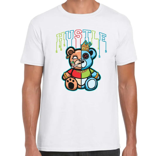 Hustle Colour Bear T-Shirt - Tshirtpark.com