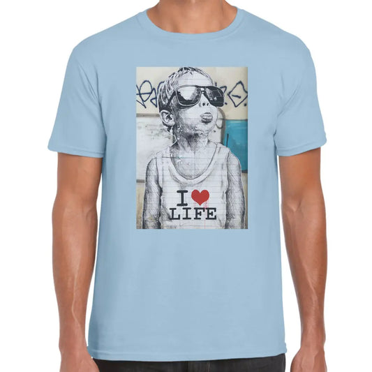 I Love Life Banksy T-Shirt - Tshirtpark.com