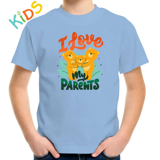 I Love My Parents Kids T-shirt - Tshirtpark.com