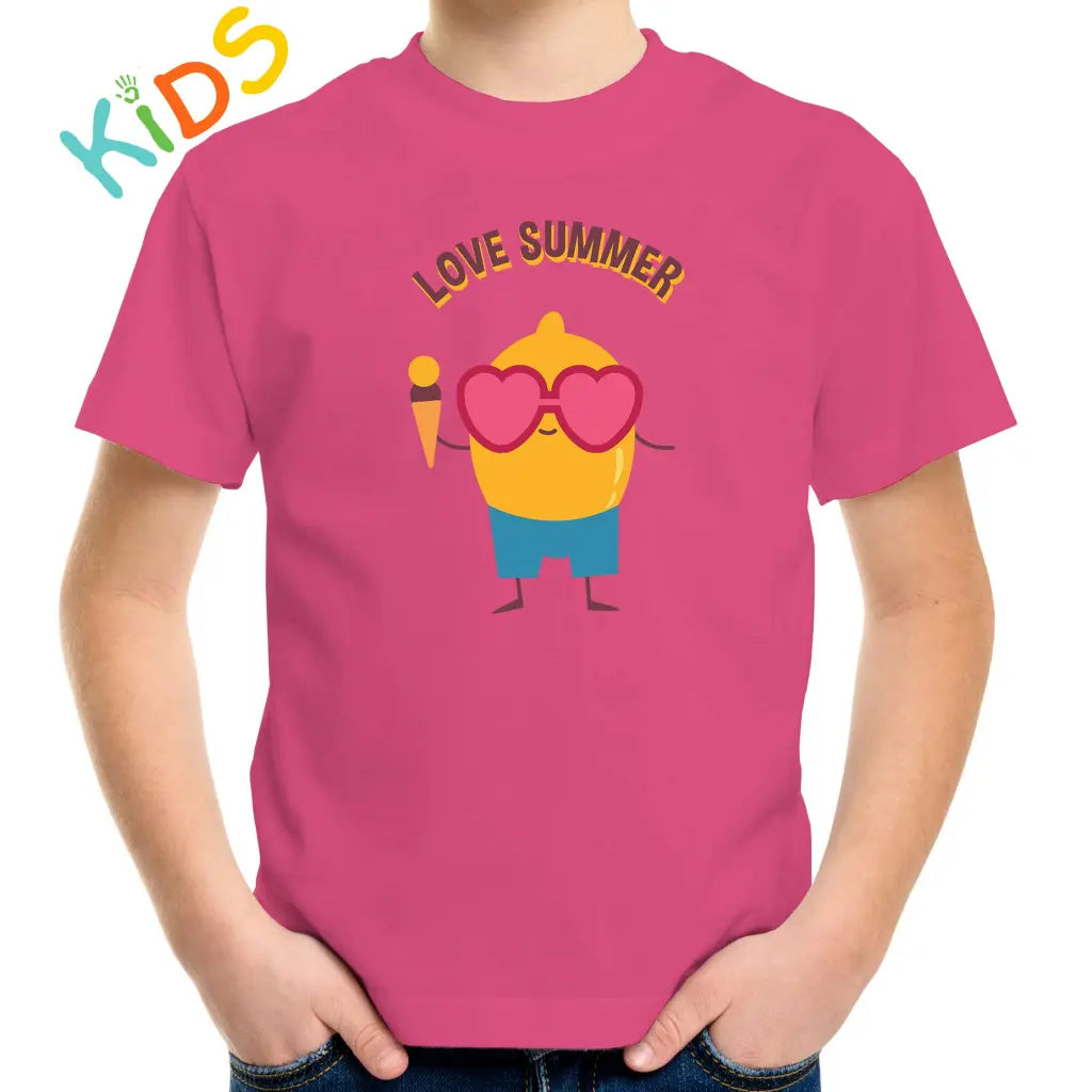 I Love Summer Kids T-shirt - Tshirtpark.com