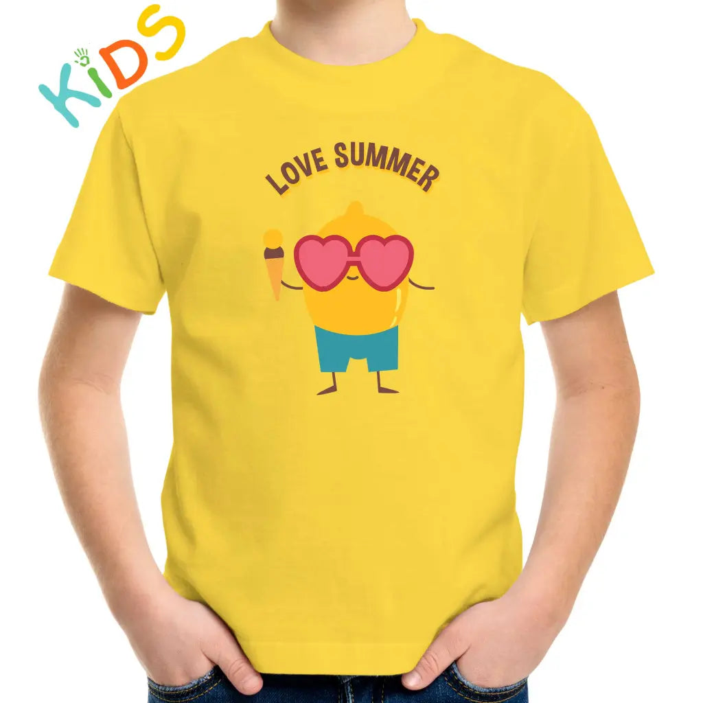 I Love Summer Kids T-shirt - Tshirtpark.com