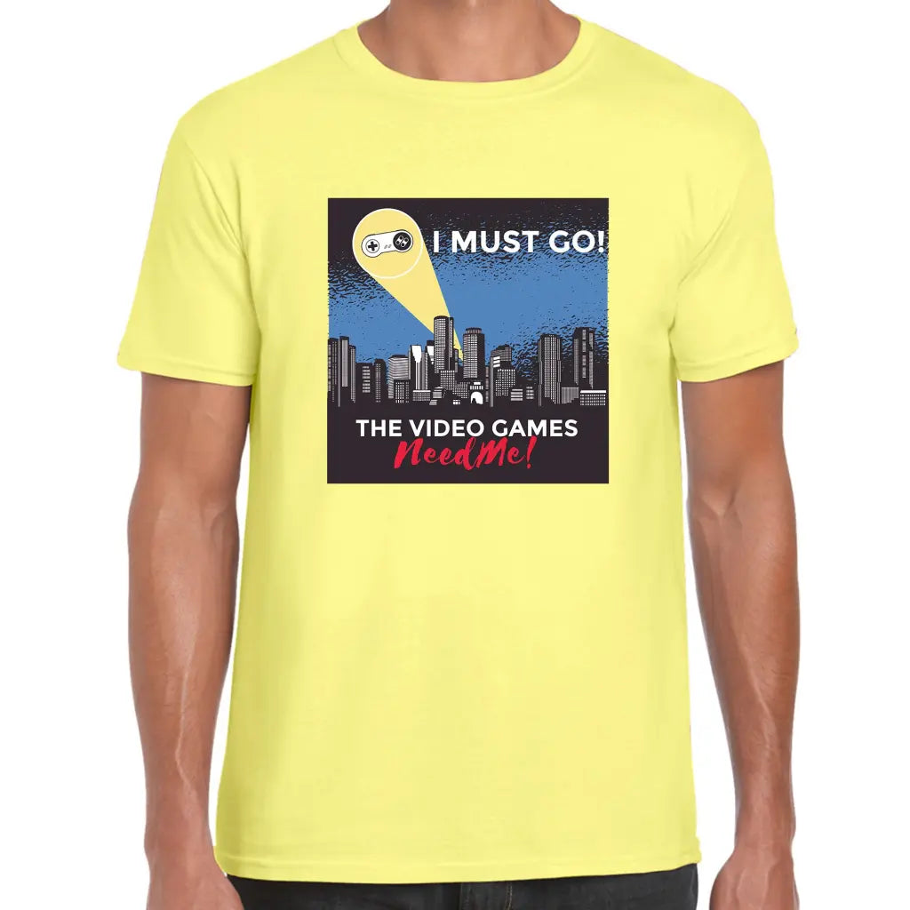 I Must Go Video Game T-Shirt - Tshirtpark.com