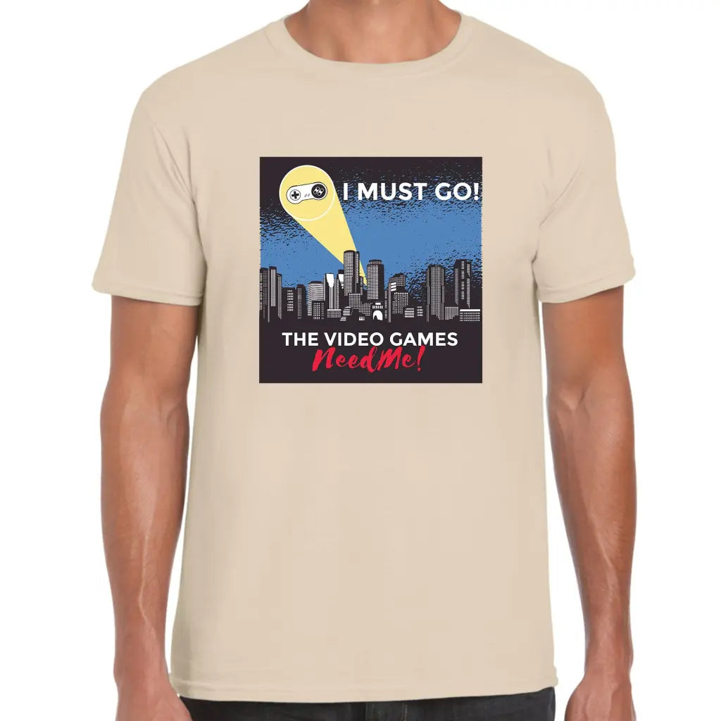 I Must Go Video Game T-Shirt - Tshirtpark.com