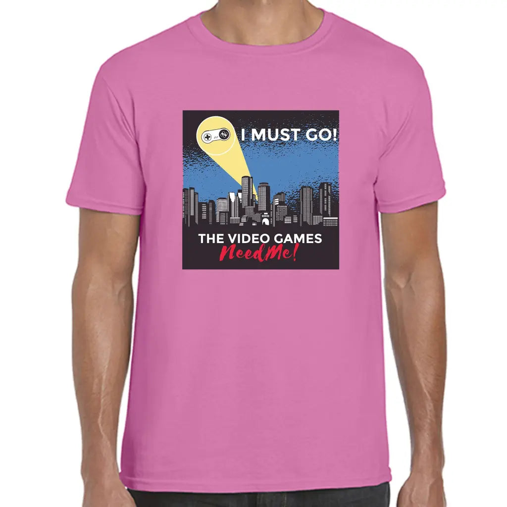 I Must Go Video Game T-Shirt - Tshirtpark.com