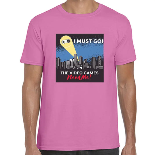 I Must Go Video Game T-Shirt - Tshirtpark.com