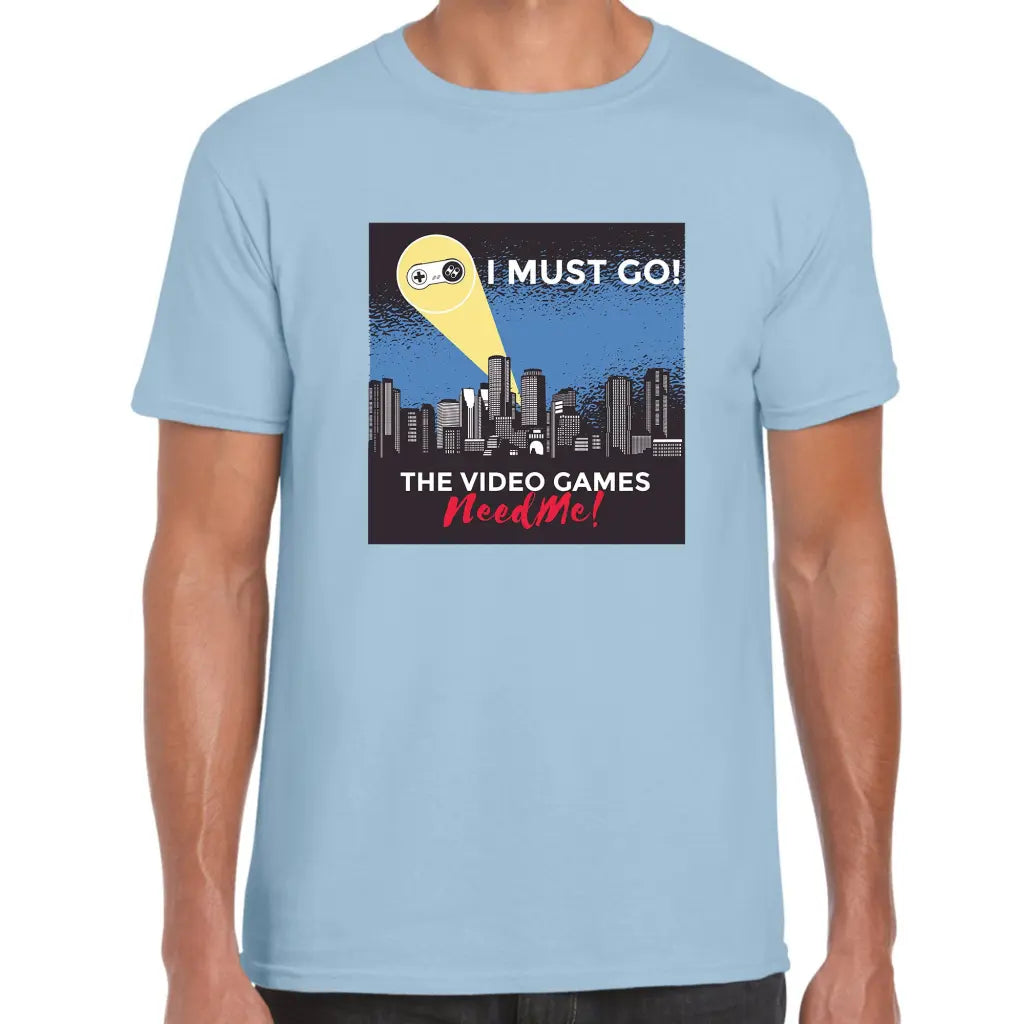 I Must Go Video Game T-Shirt - Tshirtpark.com