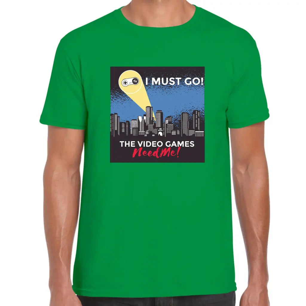 I Must Go Video Game T-Shirt - Tshirtpark.com