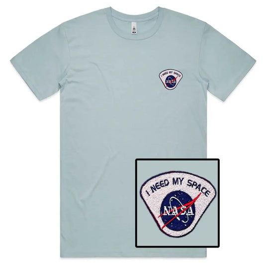 I Need My Space Embroidered T-Shirt - Tshirtpark.com