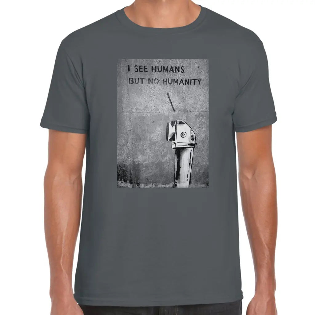 I See Humans Banksy T-Shirt - Tshirtpark.com