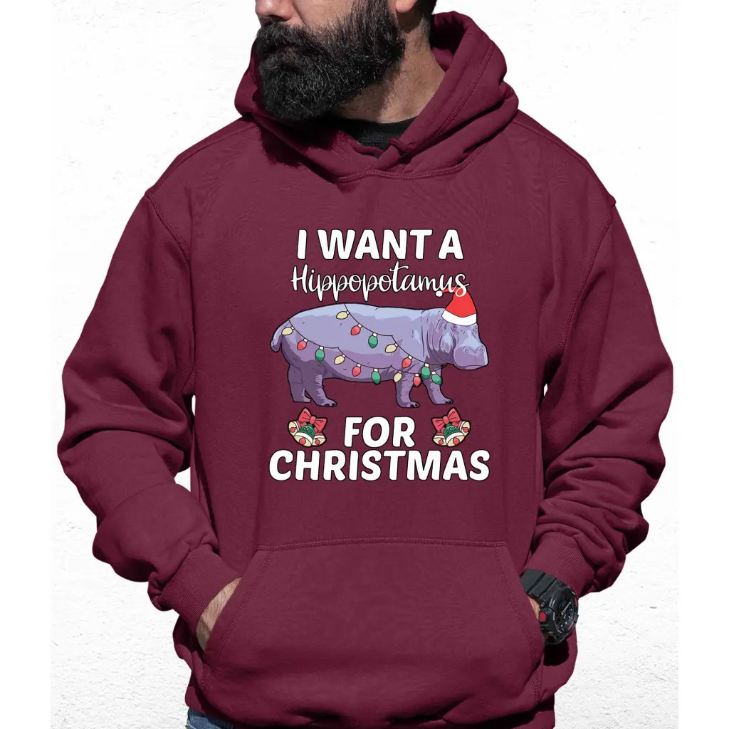 I Wanna Hippo Colour Hoodie - Tshirtpark.com