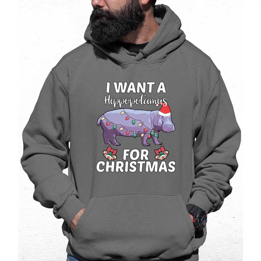 I Wanna Hippo Colour Hoodie - Tshirtpark.com