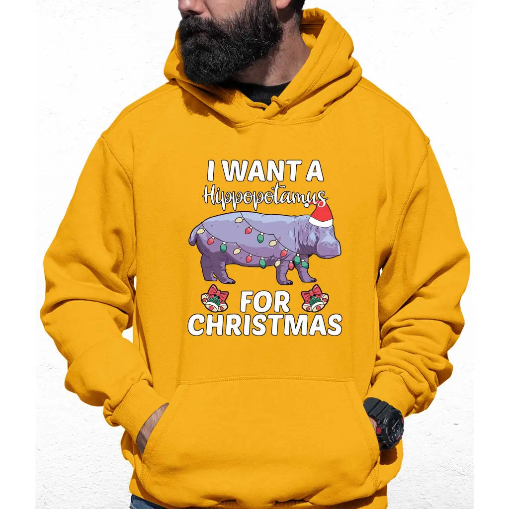 I Wanna Hippo Colour Hoodie - Tshirtpark.com