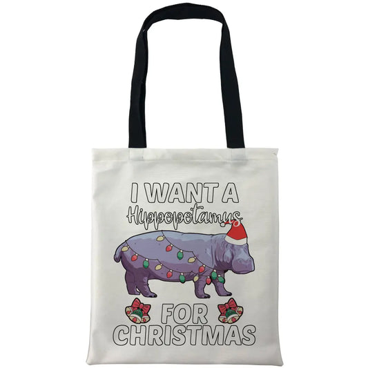 I Want A Hippo Bags - Tshirtpark.com