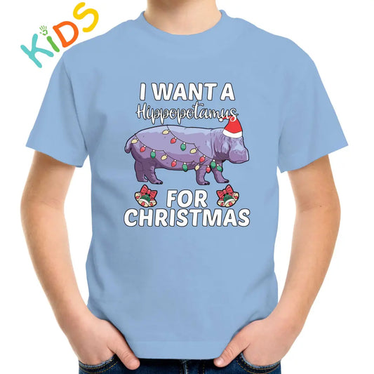 I Want A Hippo Kids T-shirt - Tshirtpark.com