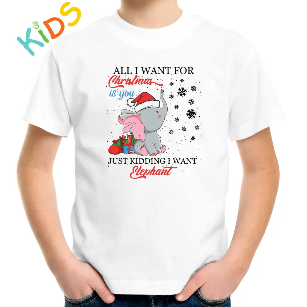 I Want Elephant Kids T-shirt - Tshirtpark.com