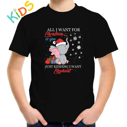 I Want Elephant Kids T-shirt - Tshirtpark.com