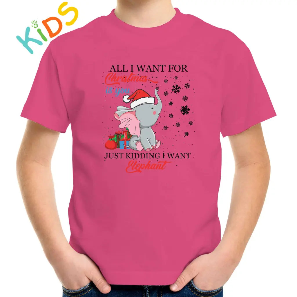 I Want Elephant Kids T-shirt - Tshirtpark.com