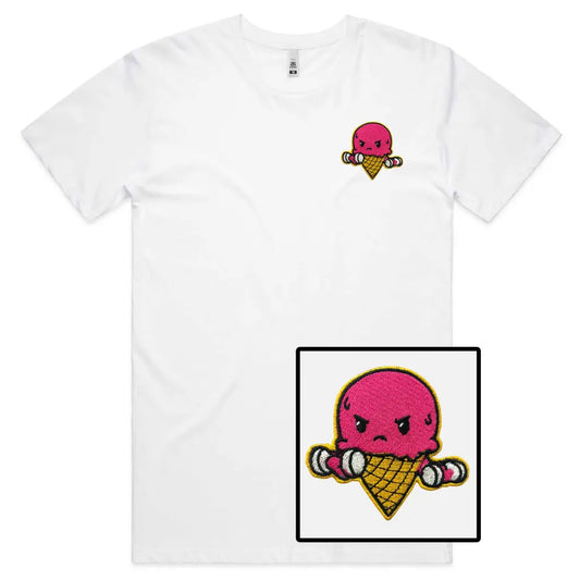 Ice Cream Embroidered T-Shirt - Tshirtpark.com