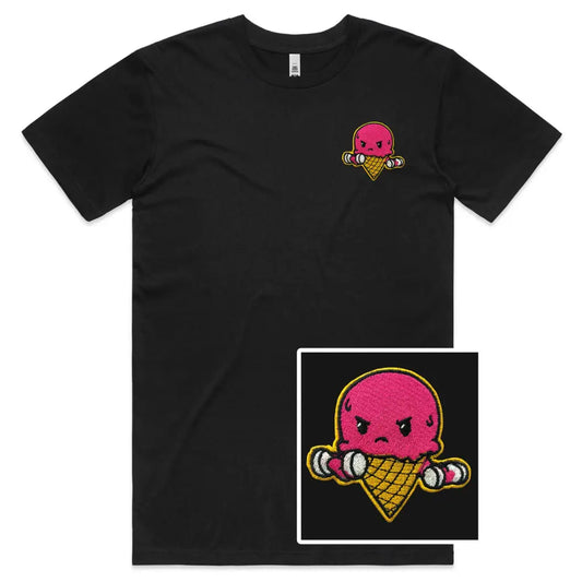 Ice Cream Embroidered T-Shirt - Tshirtpark.com