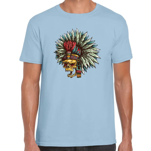 Indian Chief Skull T-Shirt - Tshirtpark.com