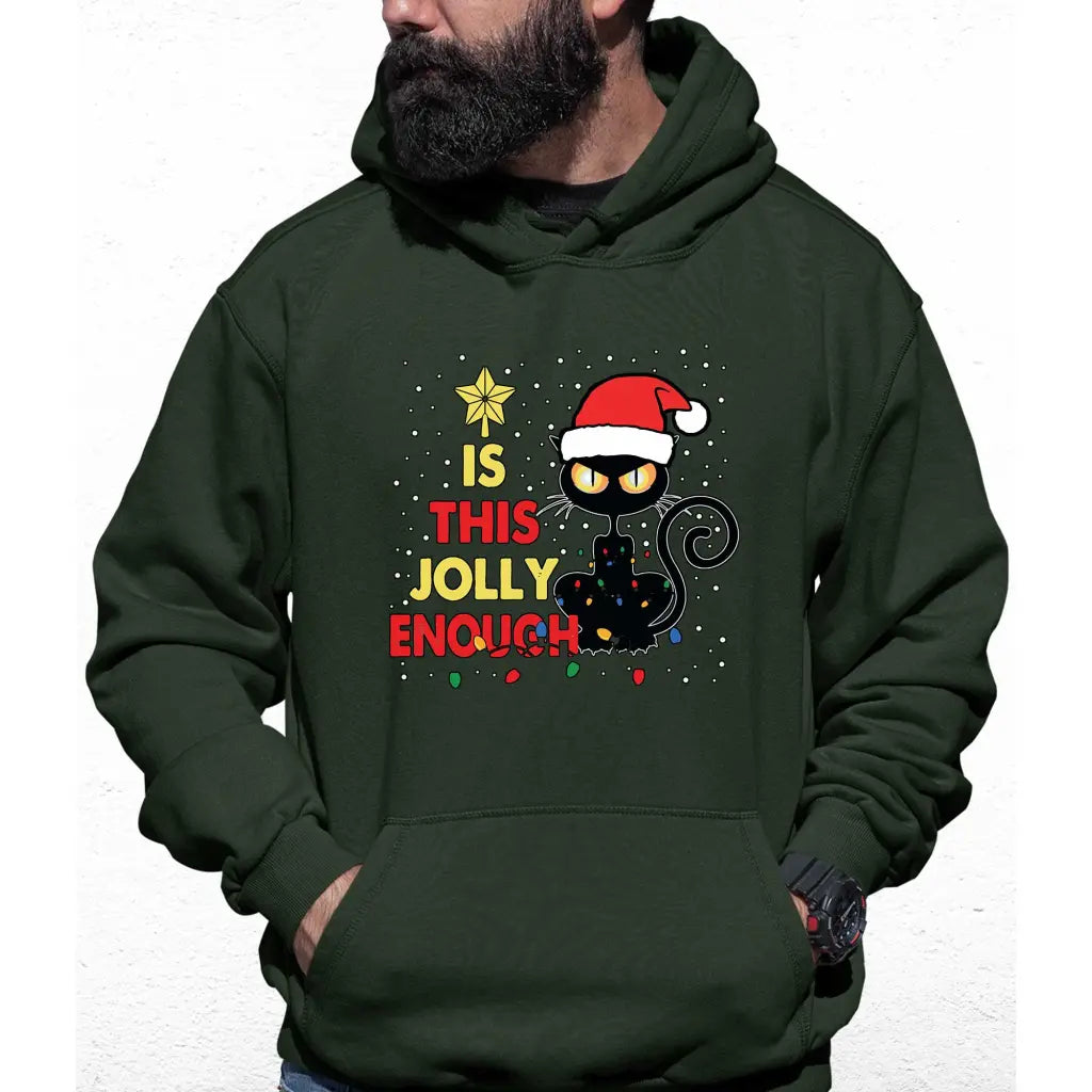 Is This Jolly Enough Colour Hoodie - Tshirtpark.com