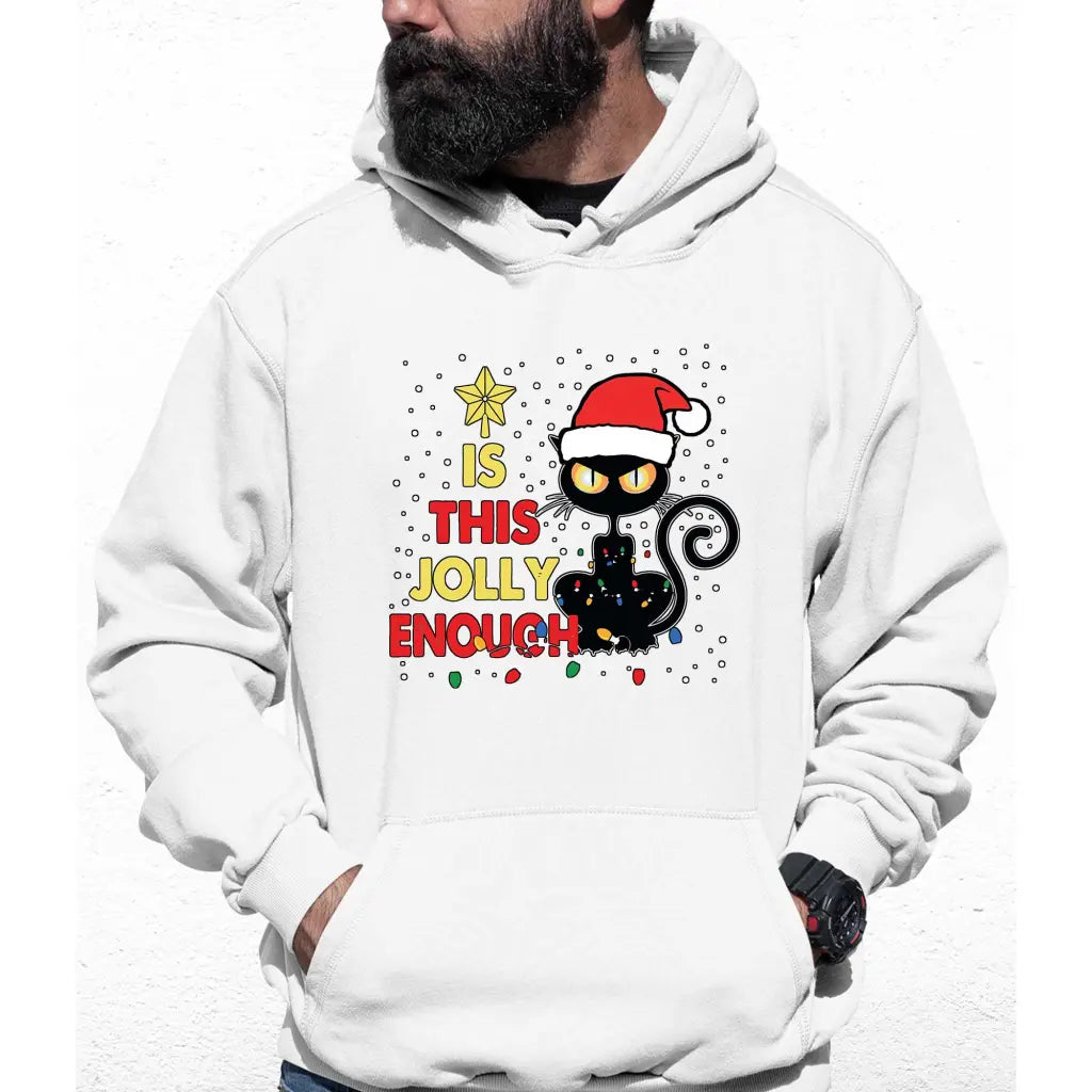 Is This Jolly Enough Colour Hoodie - Tshirtpark.com