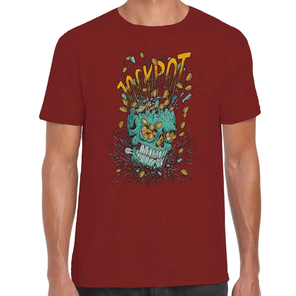 Jackpot Skull T-Shirt - Tshirtpark.com