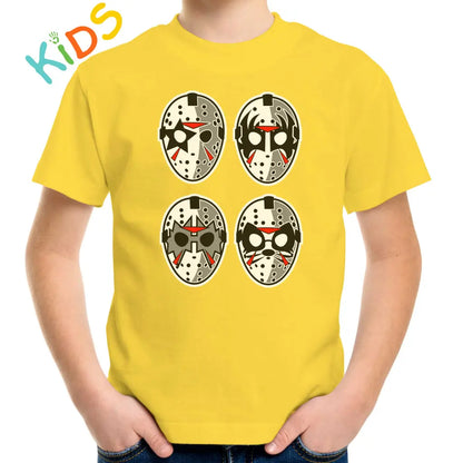 Jason Faces Kids T-shirt - Tshirtpark.com
