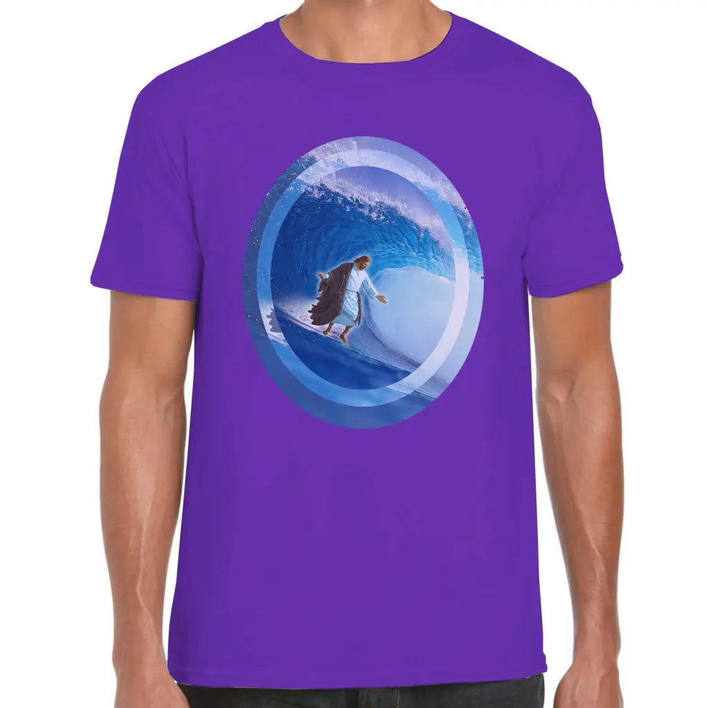 Jesus Surfing T-Shirt - Tshirtpark.com