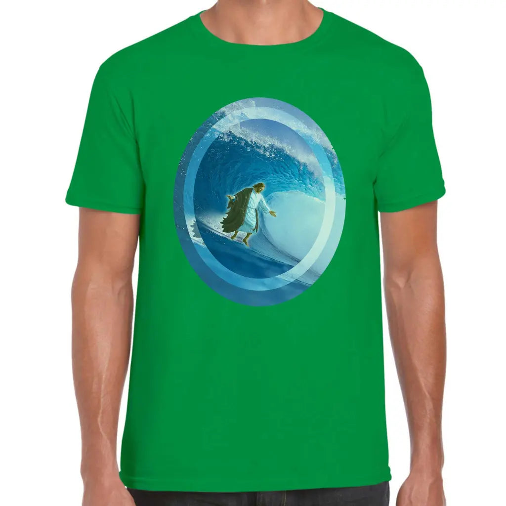 Jesus Surfing T-Shirt - Tshirtpark.com