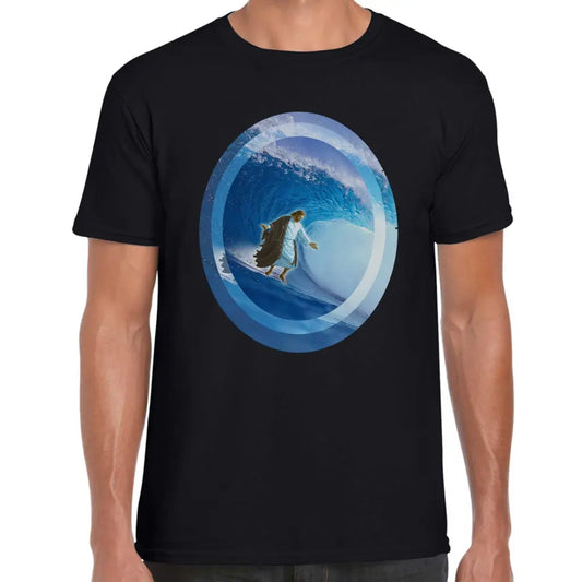 Jesus Surfing T-Shirt - Tshirtpark.com