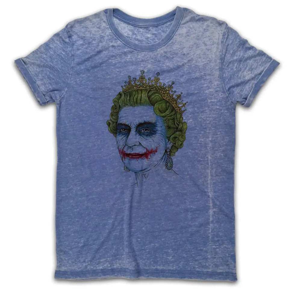Joker Queen Vintage Burn-Out T-shirt - Tshirtpark.com