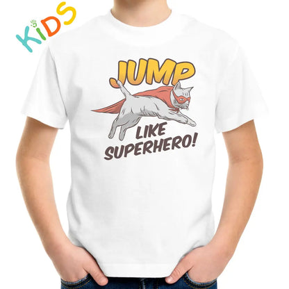 Jump Like Superhero Kids T-shirt - Tshirtpark.com