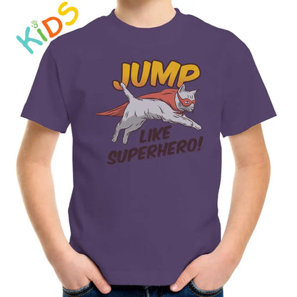 Jump Like Superhero Kids T-shirt - Tshirtpark.com