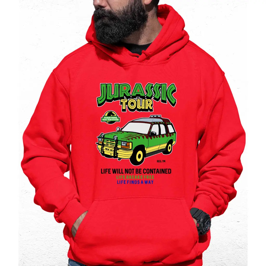 Jurassic Tour Colour Hoodie - Tshirtpark.com