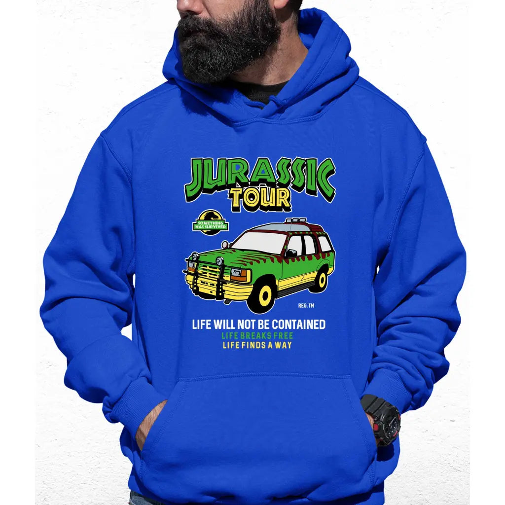 Jurassic Tour Colour Hoodie - Tshirtpark.com