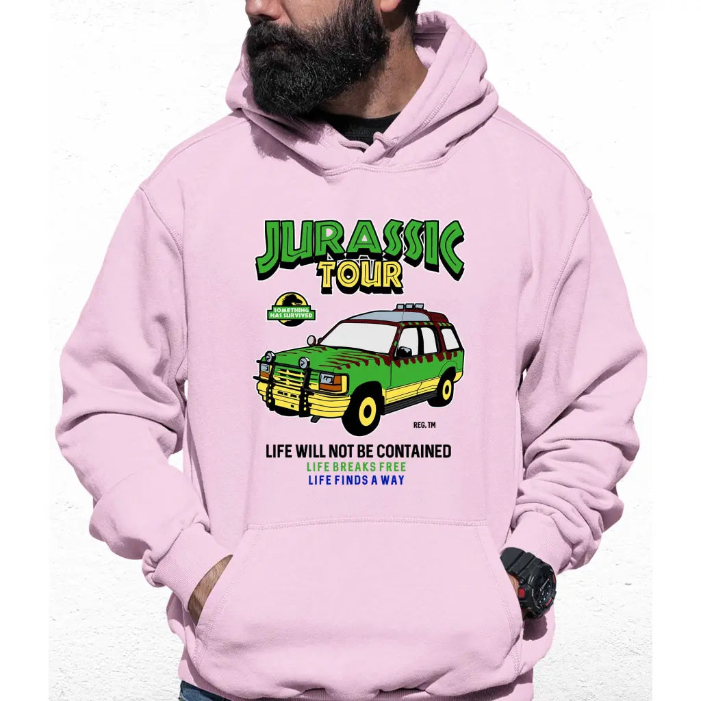 Jurassic Tour Colour Hoodie - Tshirtpark.com