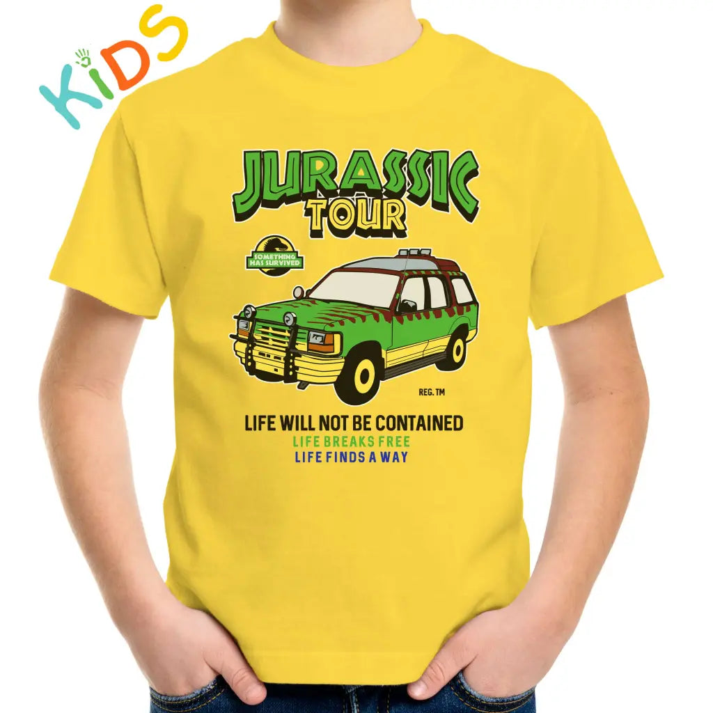 Jurassic Tour Kids T-shirt - Tshirtpark.com