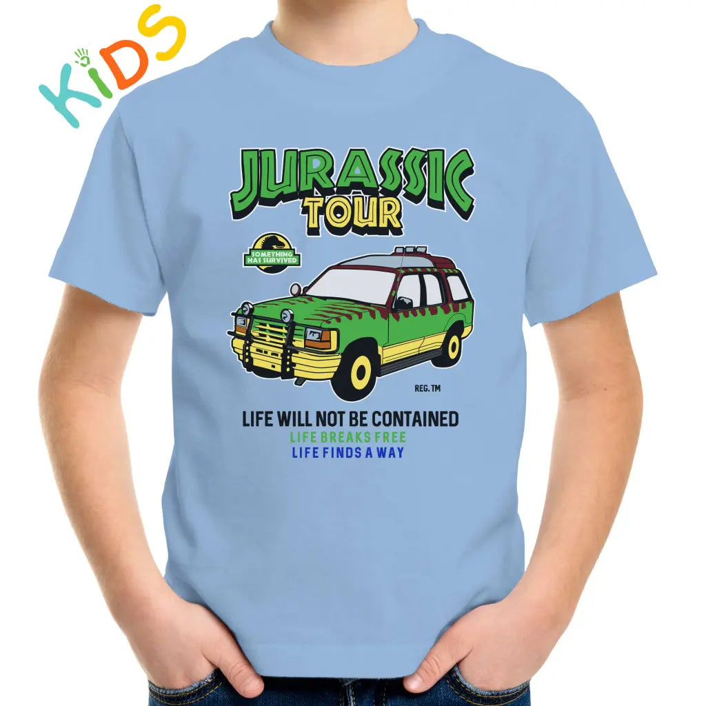 Jurassic Tour Kids T-shirt - Tshirtpark.com